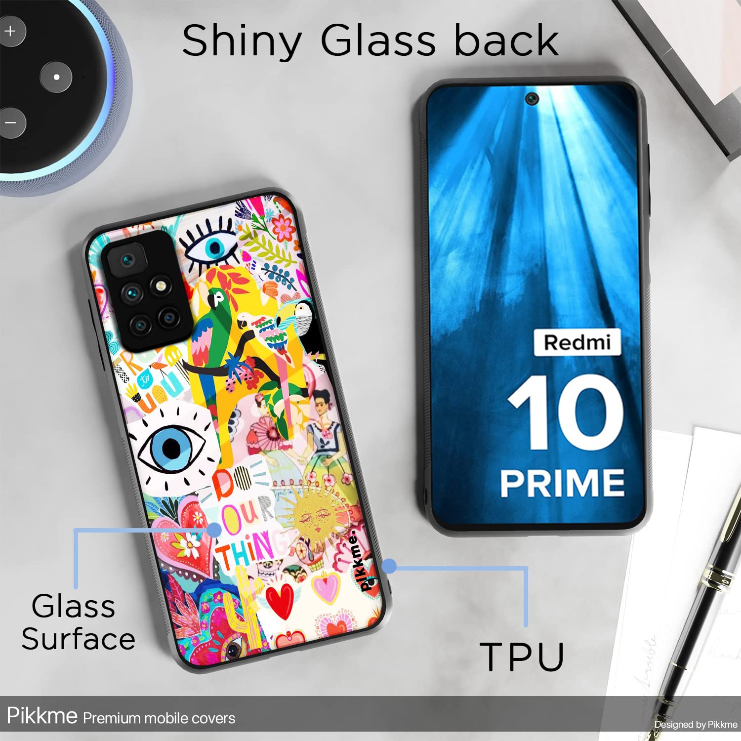 Pikkme Redmi 10 Prime Flower back cover – photo 3