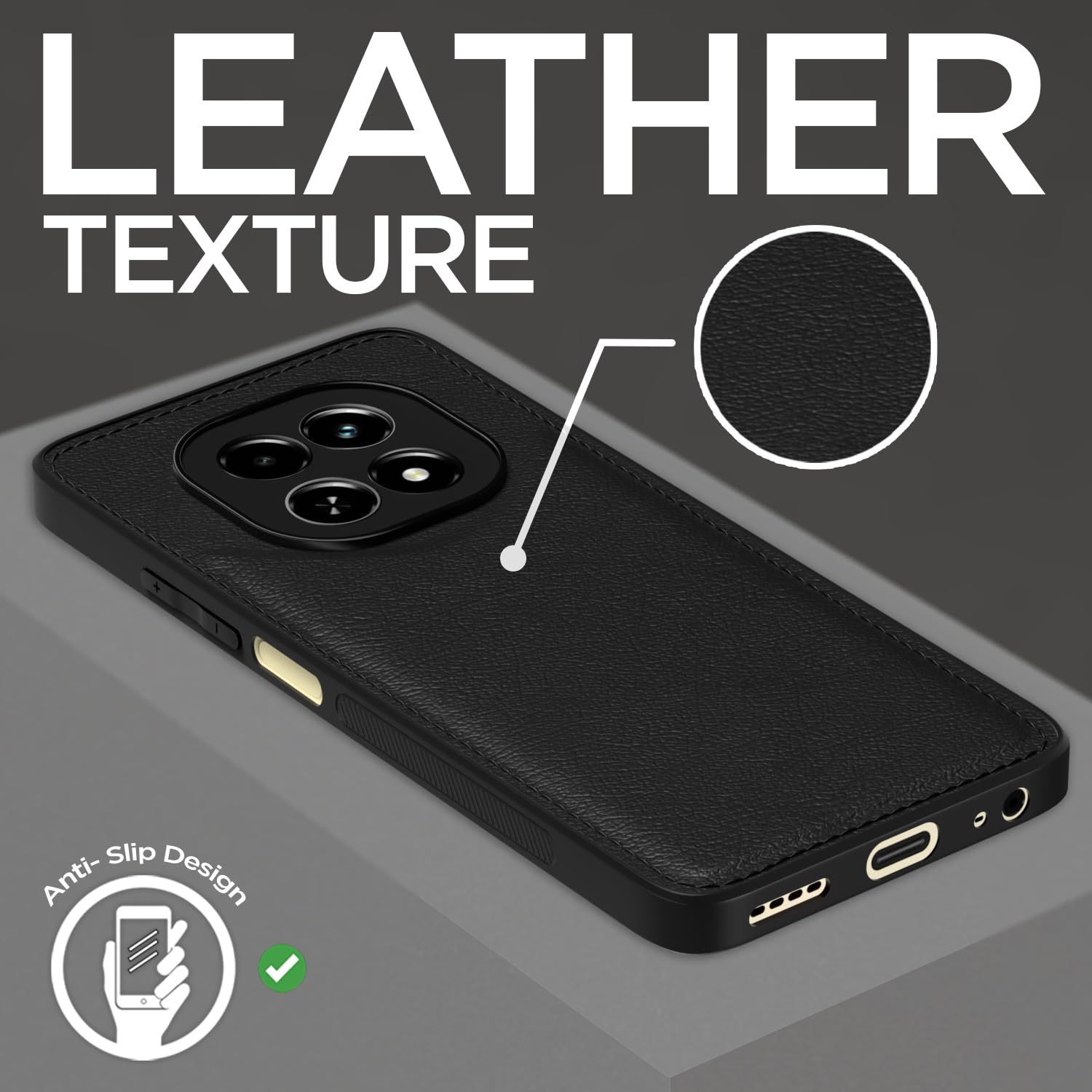 Realme C63 5G back cover in black by Pikkme – photo 7