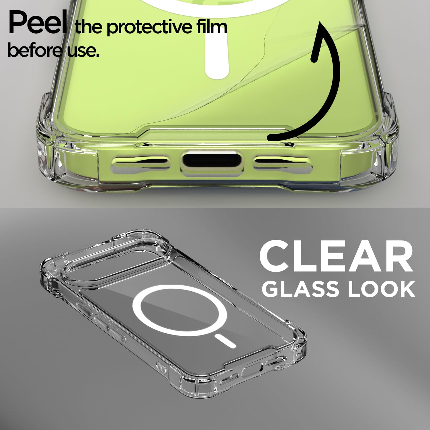 Pikkme Google Pixel 9/Pixel 10/Pixel 10 Pro 5G MagSafe transparent mag-safe mobile cover – photo 3
