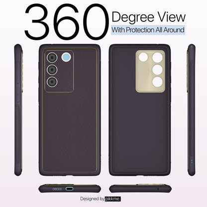 Pikkme Vivo V27/V27 Pro 5G purple mobile cover – photo 3