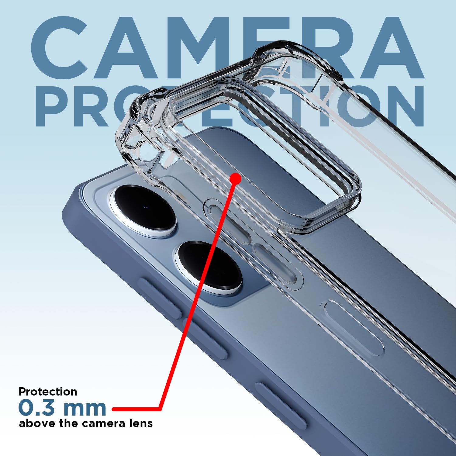 Transparent phone cover for Redmi 15A 5G – Pikkme – photo 5