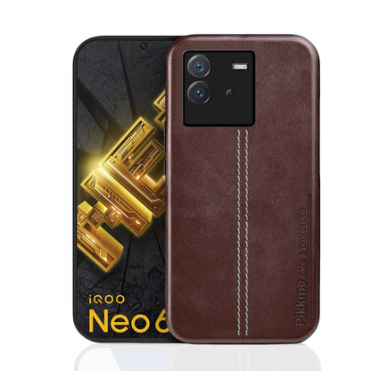 iQOO Neo 6 5G back cover in brown by Pikkme