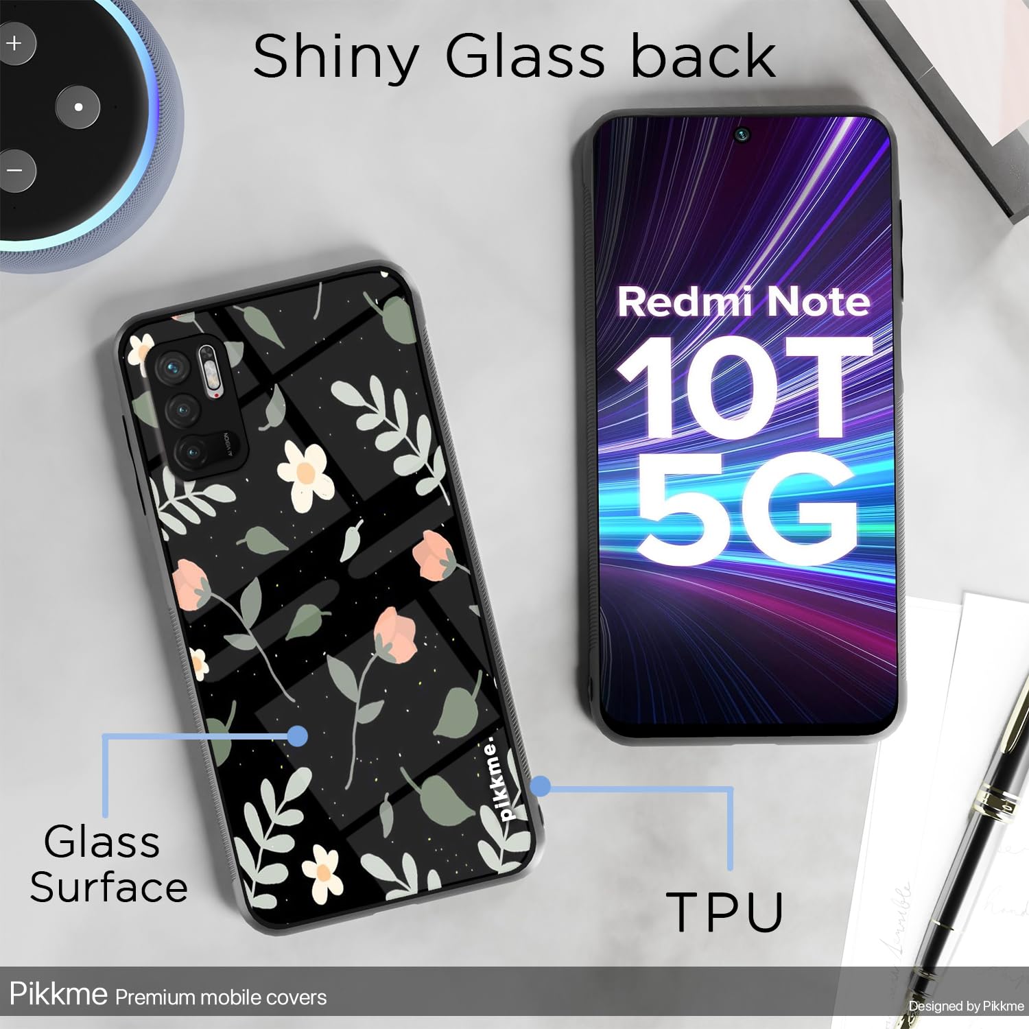 Pikkme Flower phone cover for Redmi Note 10T/Poco M3 Pro 5G – photo 3