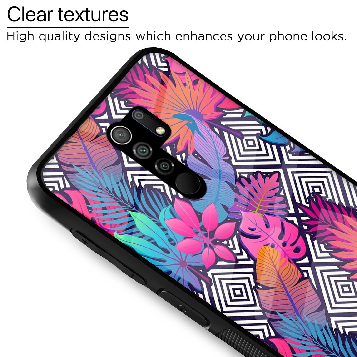 Pikkme Redmi 9 Prime Flower back cover – photo 4