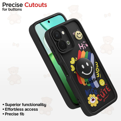 Pikkme Vivo T5x/Y51 Pro/iQOO Z11x 5G Soft Silicone black back cover – photo 6
