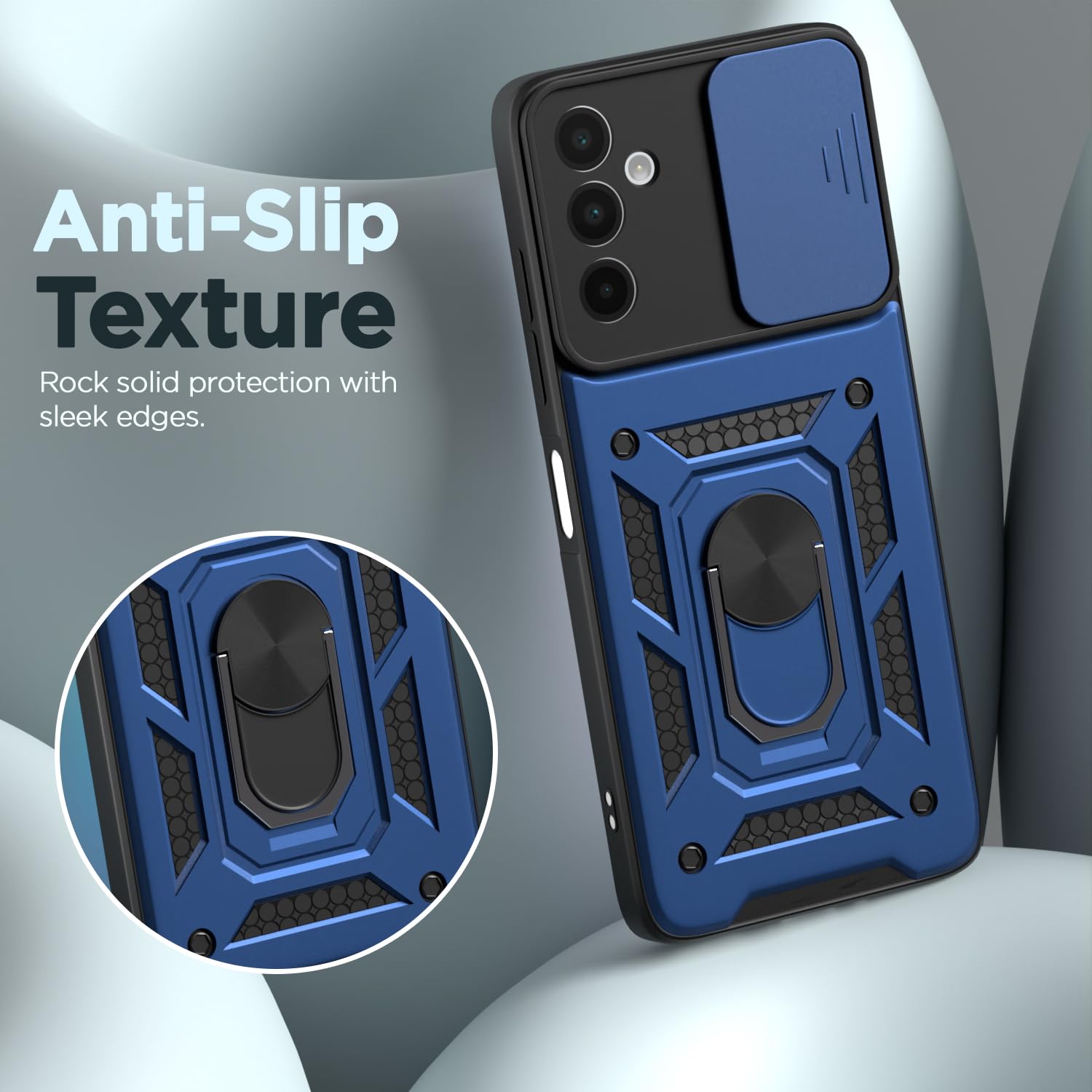 Samsung A26 5G/360 D10 Camera Shield phone cover in blue by Pikkme – photo 7
