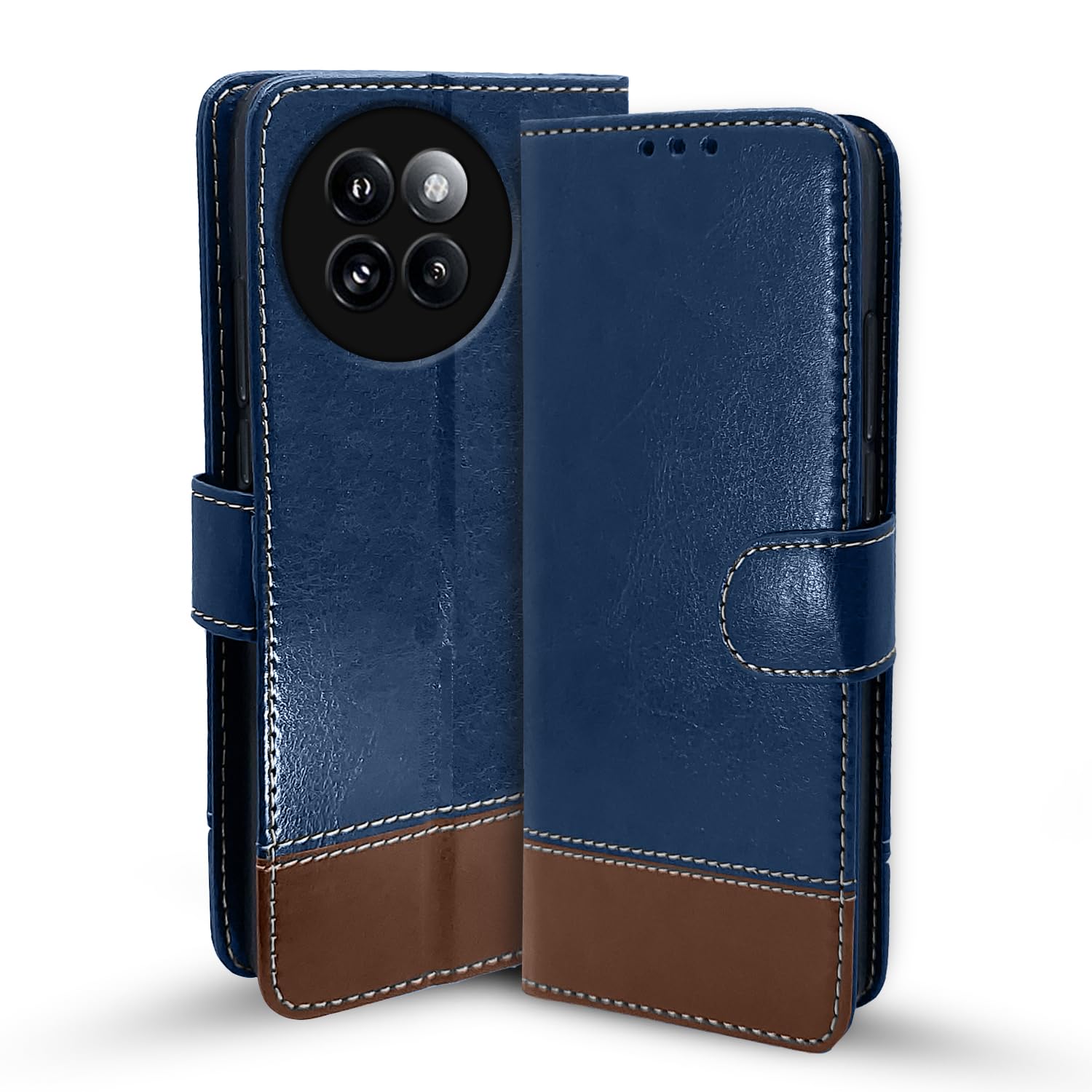 Blue & brown mobile flip cover for Xiaomi Civi 4 Pro/14 Civi 5G – Pikkme