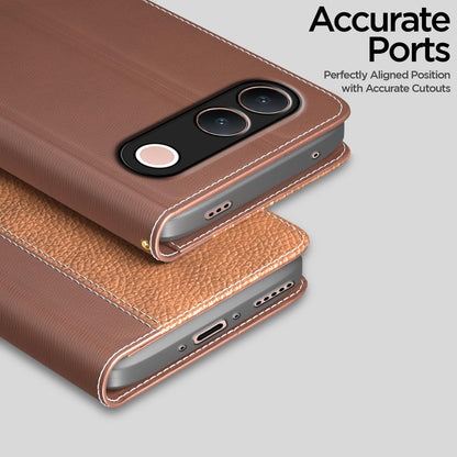 Pikkme Vivo S2 5G Wallet tan wallet flip cover – photo 2