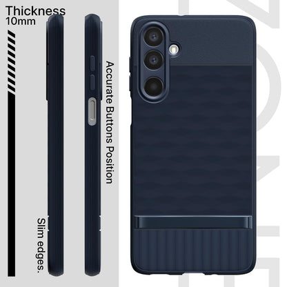 Pikkme Samsung Galaxy M16 5G Shockproof Soft Flexible Gencase Back cover (Blue)