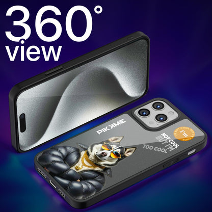 iPhone 15 Pro Dog Swag mobile cover by Pikkme