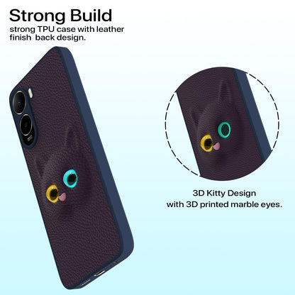 Pikkme purple Kitty back cover for Redmi A7 Pro/Poco C85x 5G/C81 – photo 2