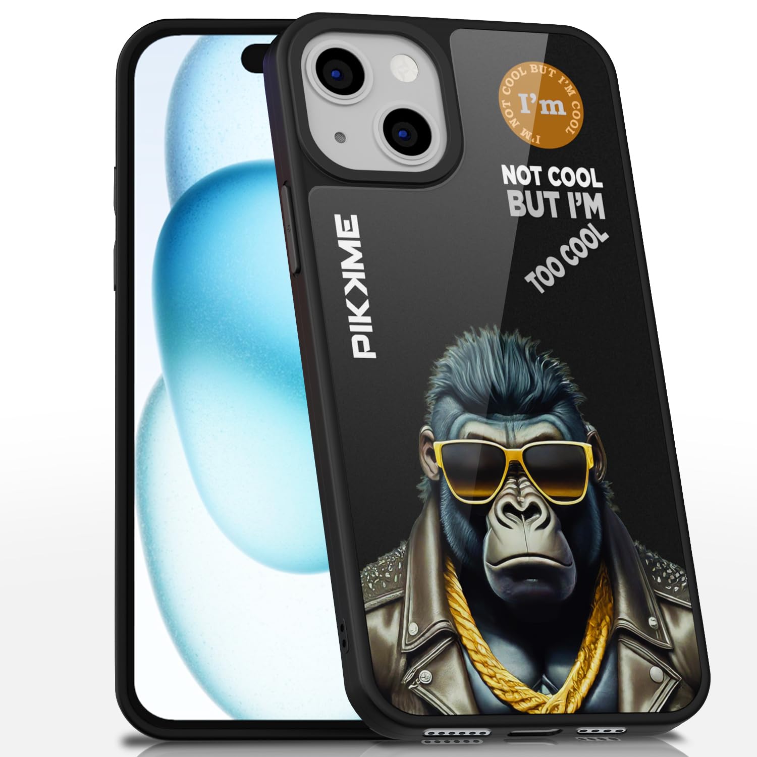 Pikkme iPhone 15 Plus Gorilla Swag mobile cover