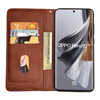 Pikkme brown flip case for Oppo Reno 10 5G – photo 3