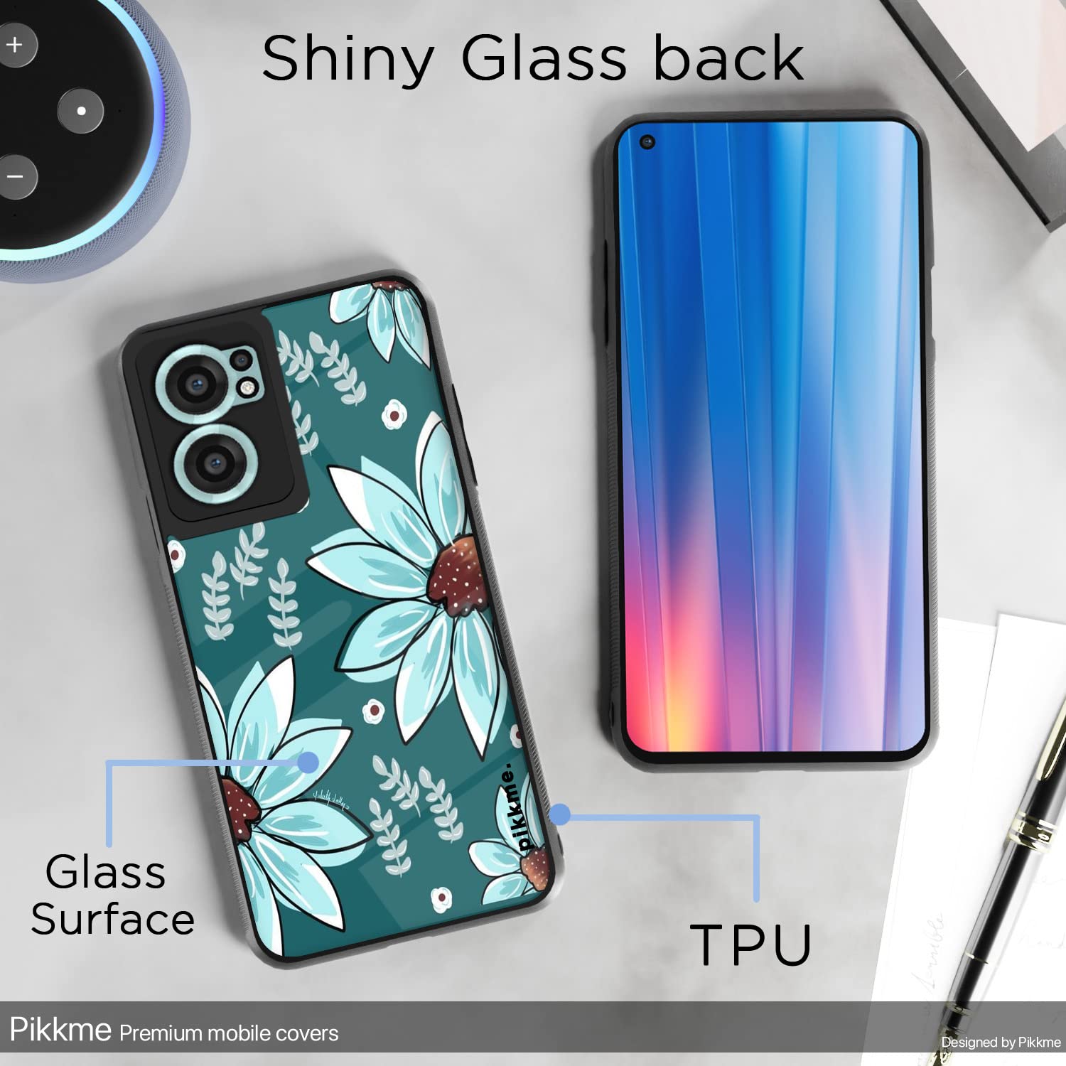 Pikkme Flower mobile back cover for OnePlus Nord CE 2 5G – photo 3