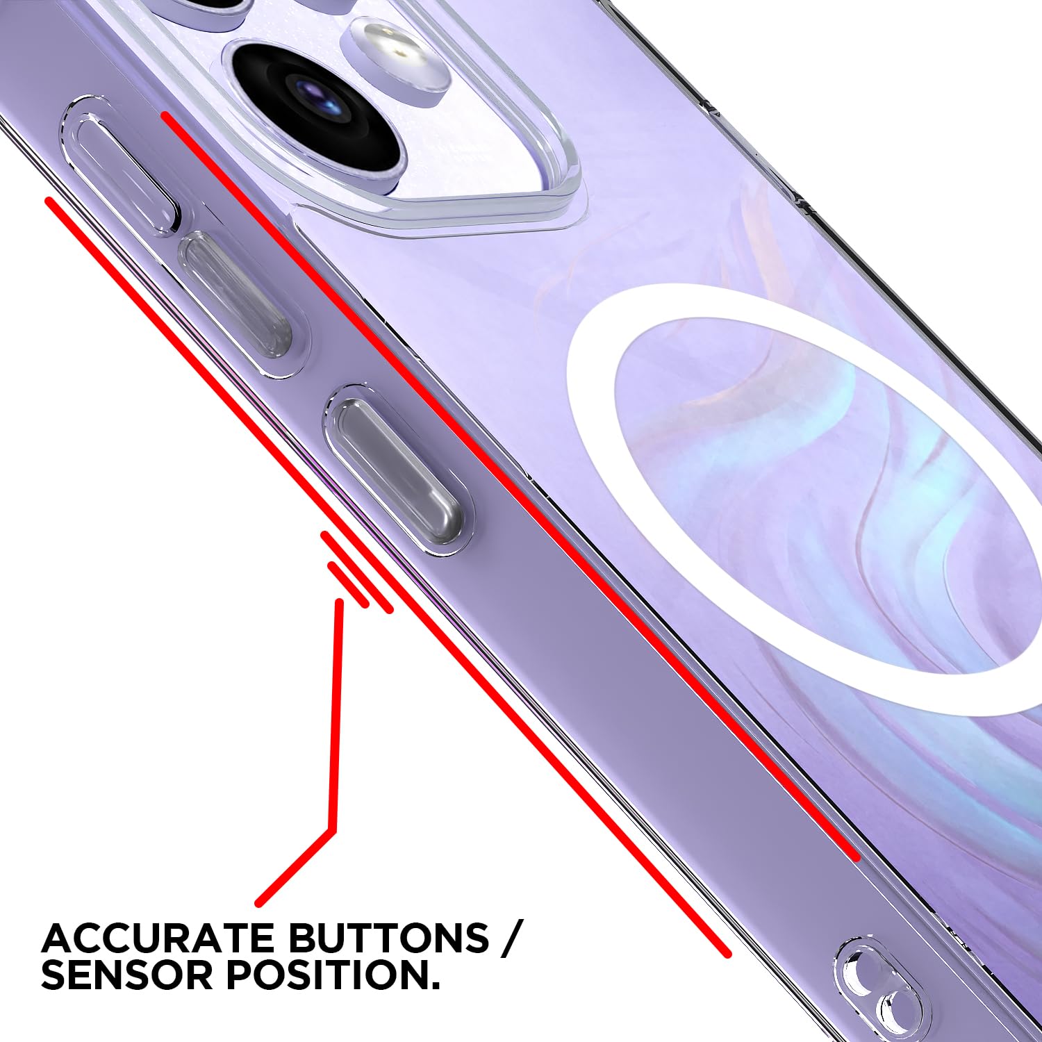 Oppo Reno 16/16 Pro 5G back cover in transparent mag-safe by Pikkme – photo 6