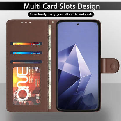 Pikkme Infinix Note 50s 5G tan flip cover – photo 5