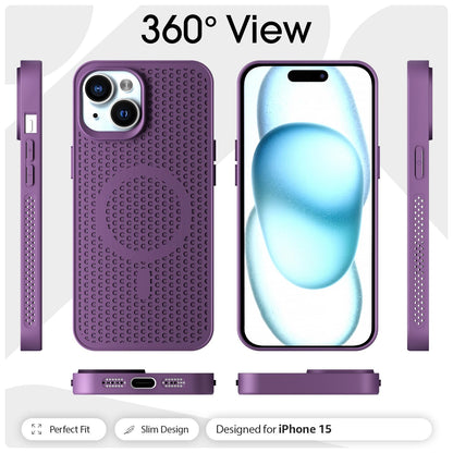 Purple MagSafe mobile cover for iPhone 15 – Pikkme – photo 3