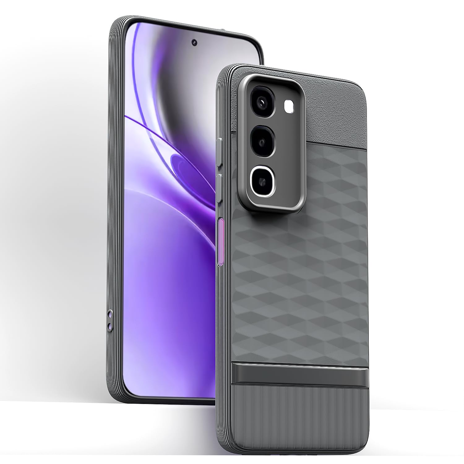 Pikkme Realme P4R 5G Silicone grey mobile back cover – photo 2