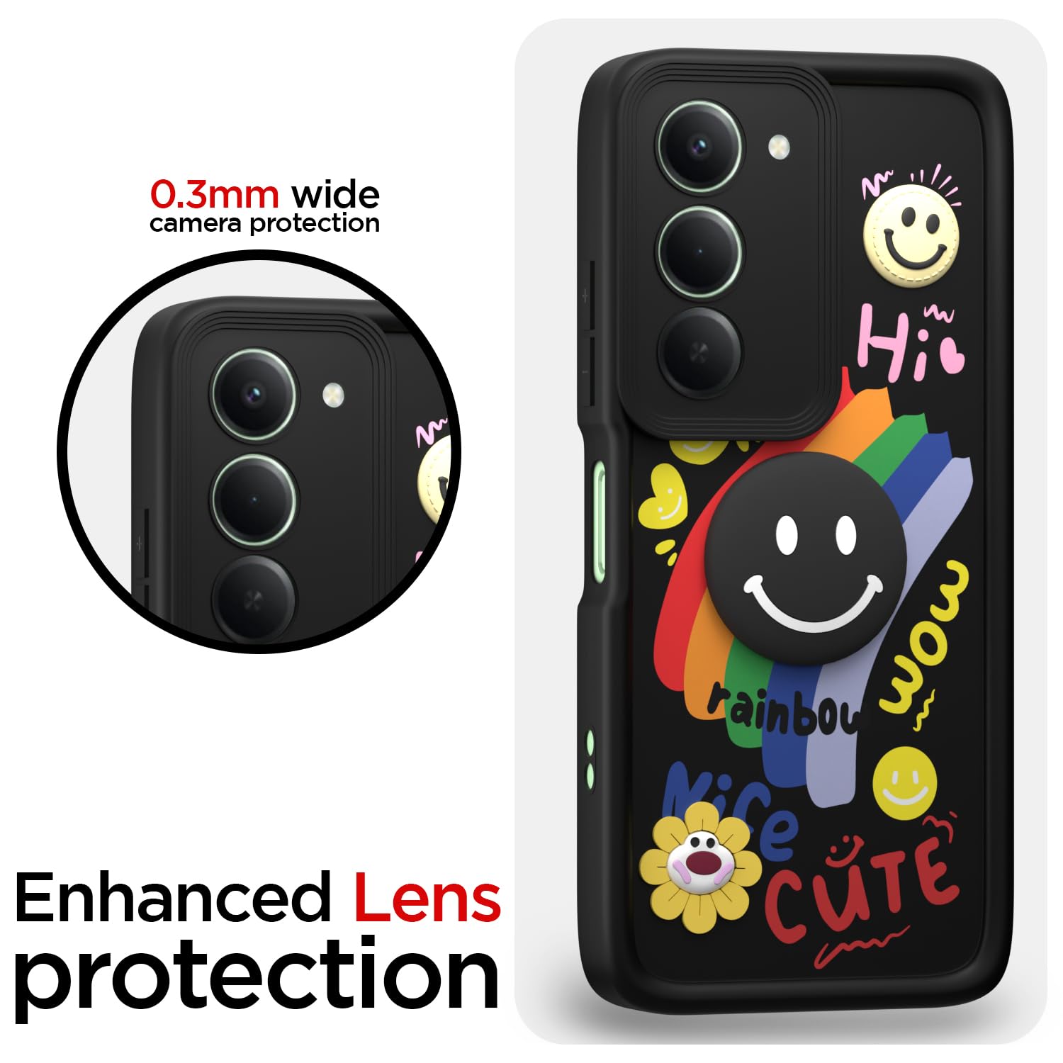 Black mobile cover for Redmi 15 5G – Pikkme – photo 5
