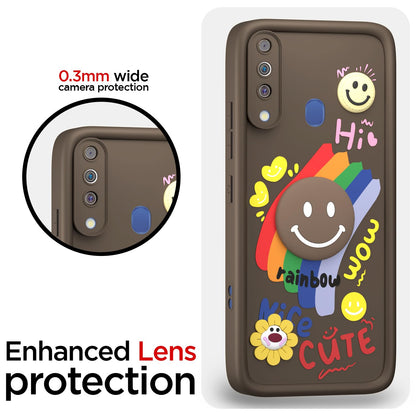 Pikkme Samsung M30 Soft Silicone brown back cover – photo 5