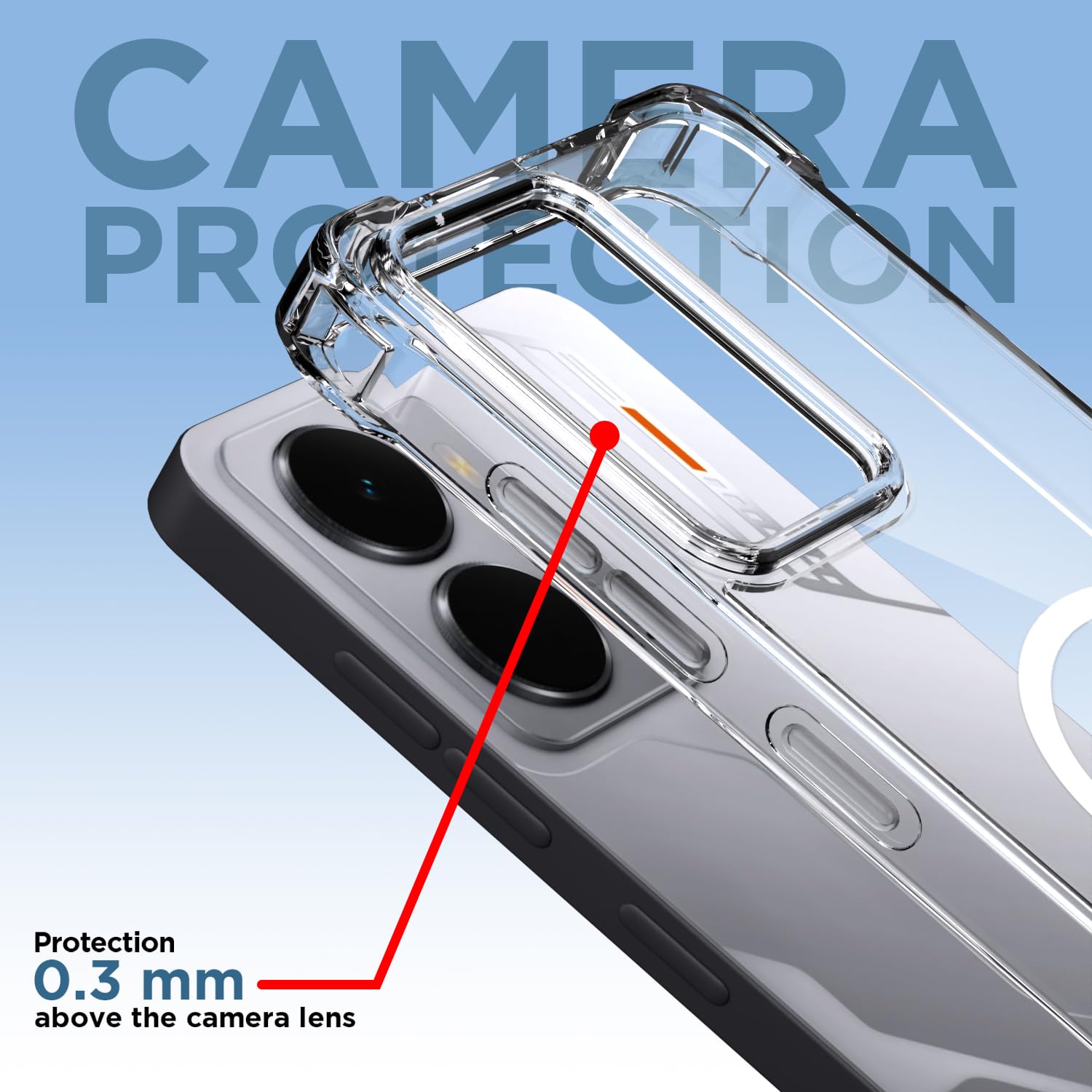Transparent mag-safe mobile back cover for Realme P3 5G – Pikkme – photo 5