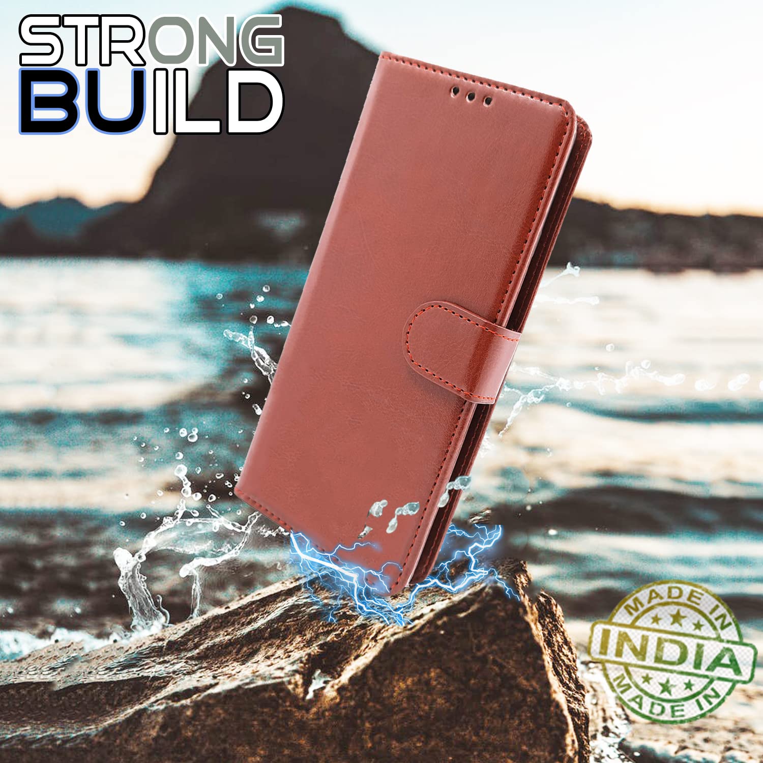 Pikkme Vivo Y31 / Y51   Flip Vintage Flip Cover | Brown