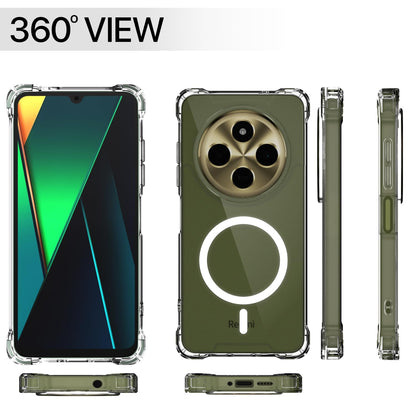 Pikkme Redmi 14c/A4/Poco C75 5G transparent mag-safe phone cover – photo 7