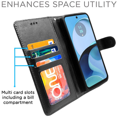 Black flip case for Moto G14 – Pikkme – photo 3