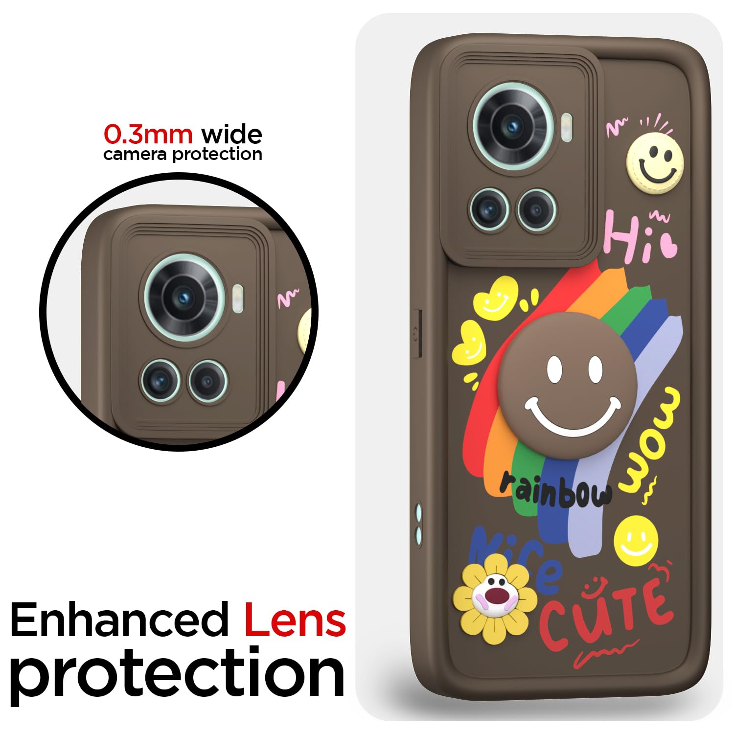 Brown Soft Silicone mobile cover for OnePlus 10R 5G – Pikkme – photo 5