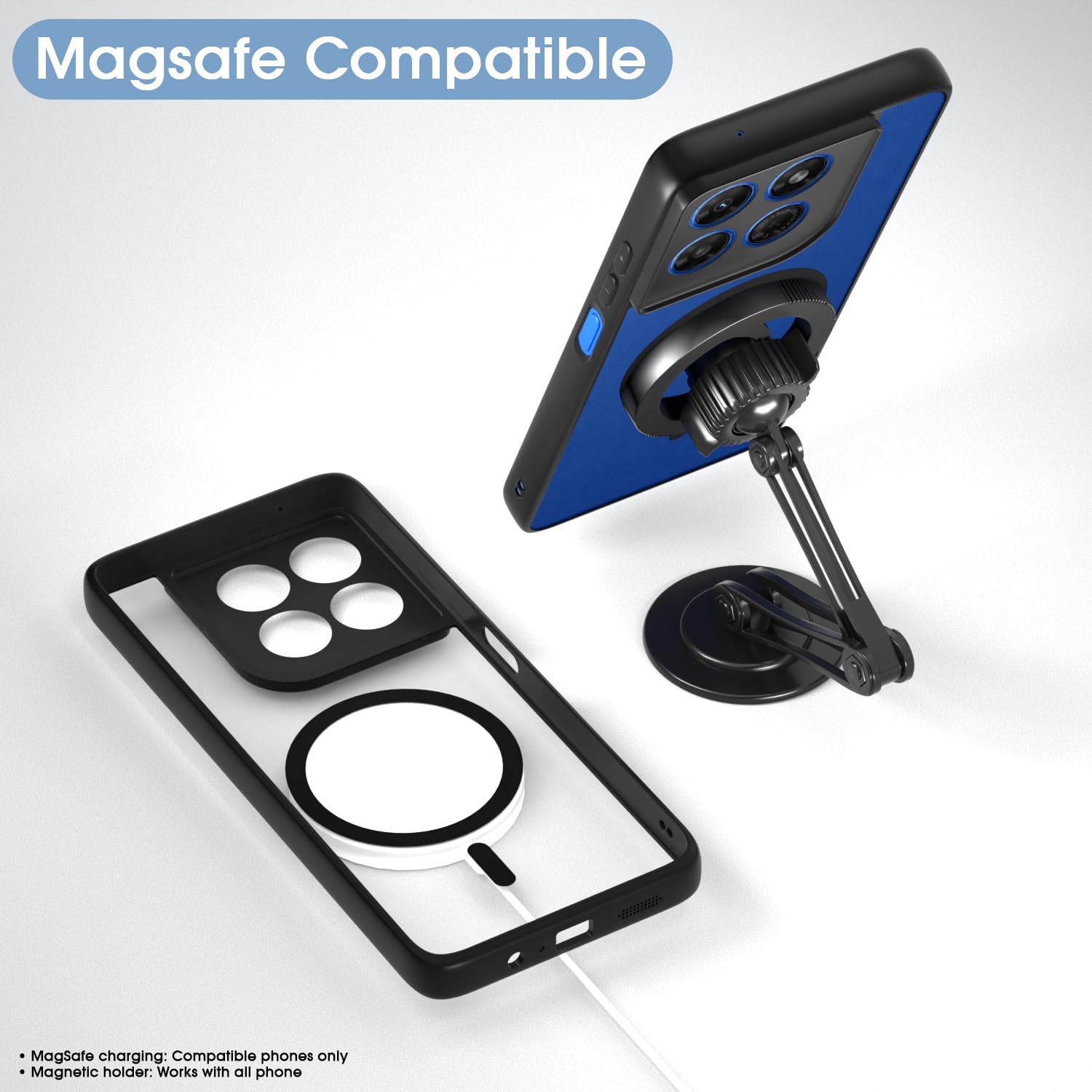 Moto G37/G47 5G mobile cover in black mag-safe by Pikkme – photo 7
