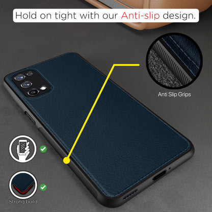 Pikkme blue Leather mobile cover for Realme X7 5G – photo 2