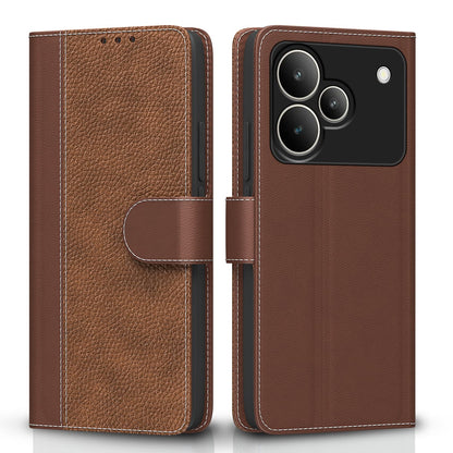 Realme P4 Pro 5G Wallet flip case in tan by Pikkme