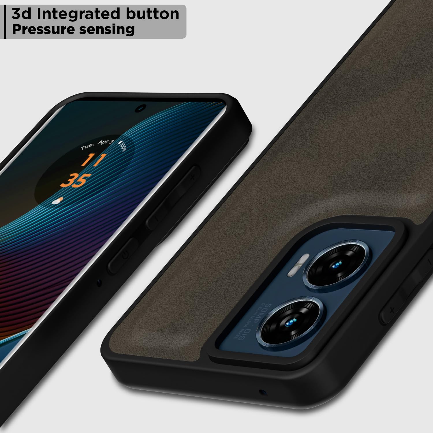 Moto Edge 50 Fusion/G96 5G mobile cover in brown by Pikkme – photo 6