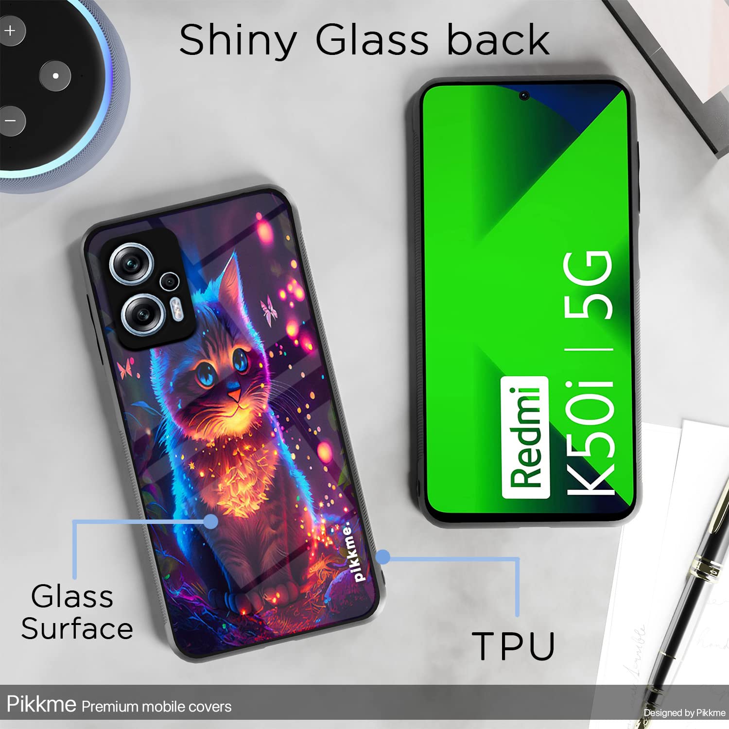 Pikkme Cat mobile cover for Redmi K50i 5G – photo 3