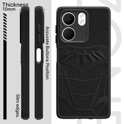 Pikkme Oppo A5x Shockproof Stylish Cartoon Back Cover (Black)