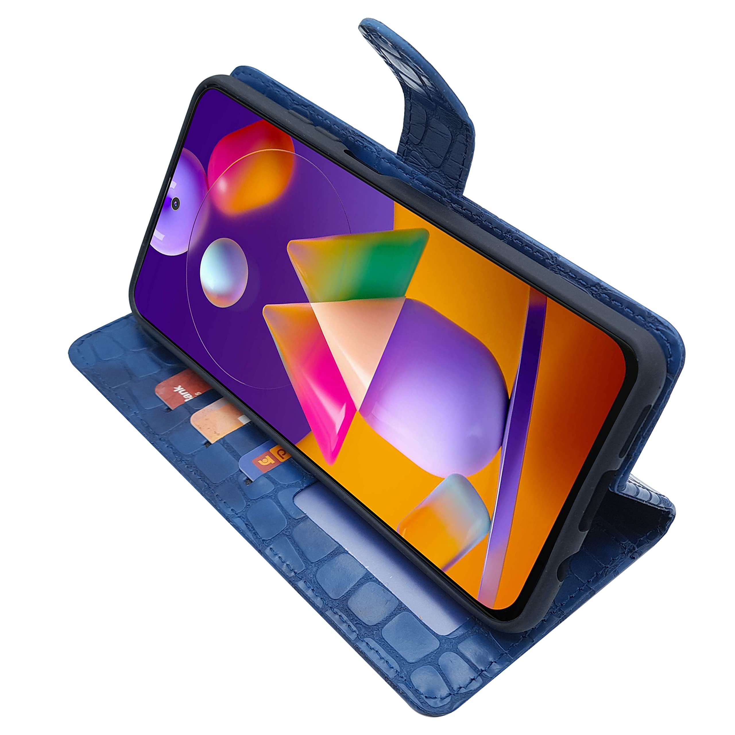 Pikkme blue Wallet flip case for Samsung M51 – photo 4