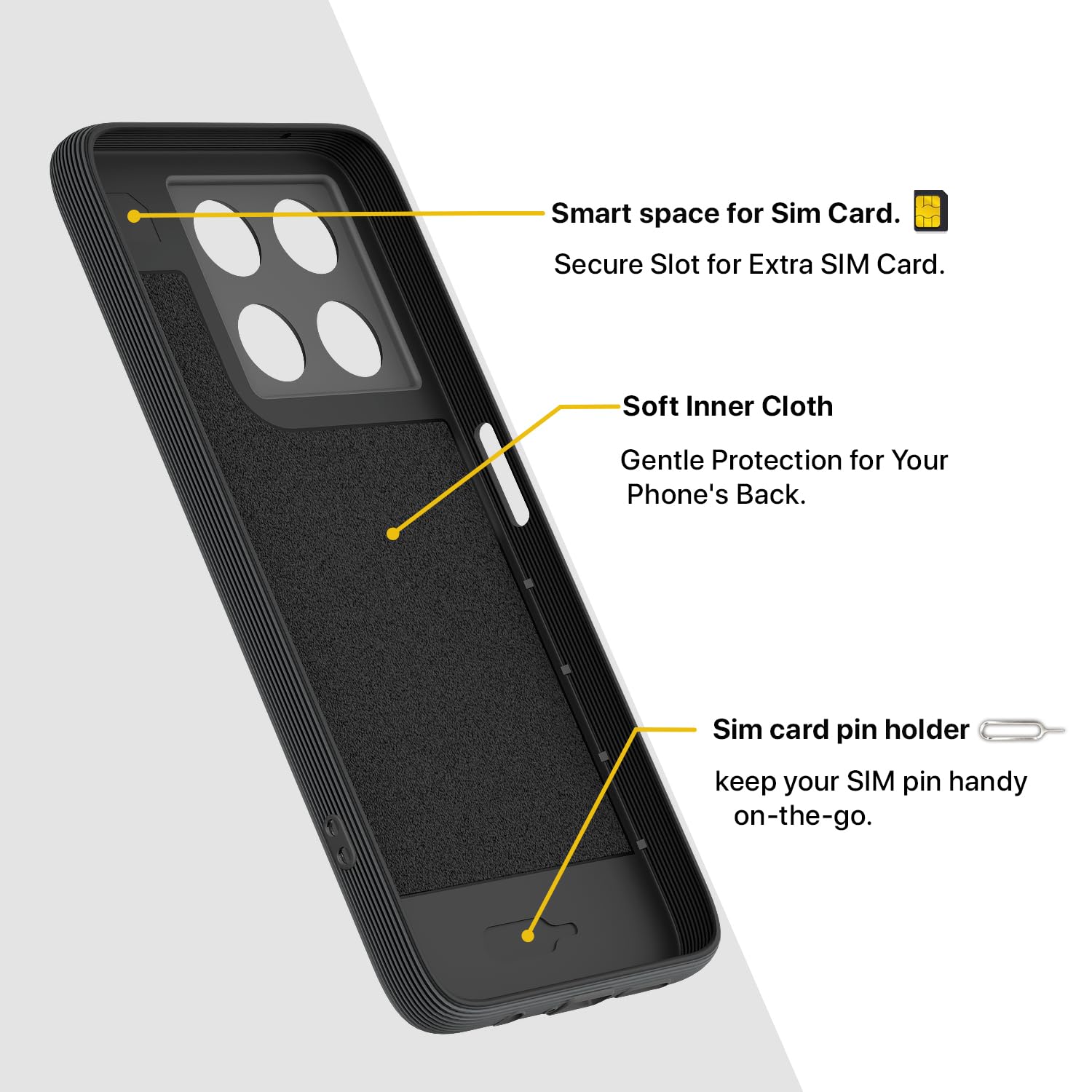 Pikkme grey Silicone back cover for Moto G37 5G – photo 6