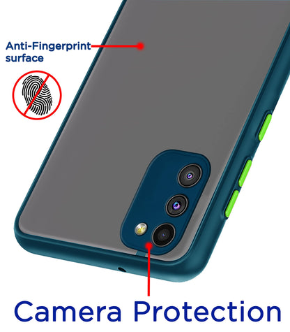 Pikkme Samsung M02s Hybrid blue mobile cover – photo 2