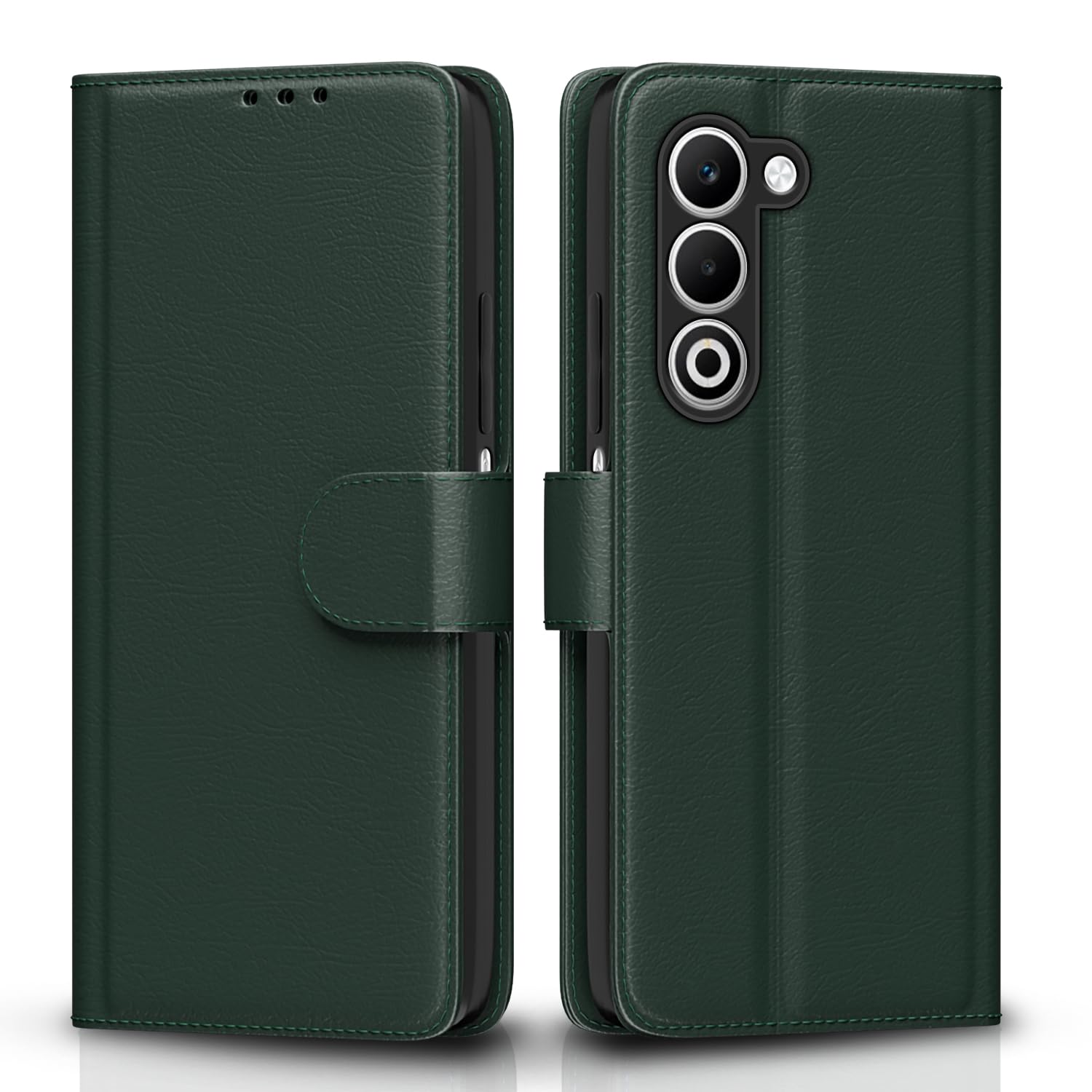 Oppo A5 5G Wallet flip case in green by Pikkme