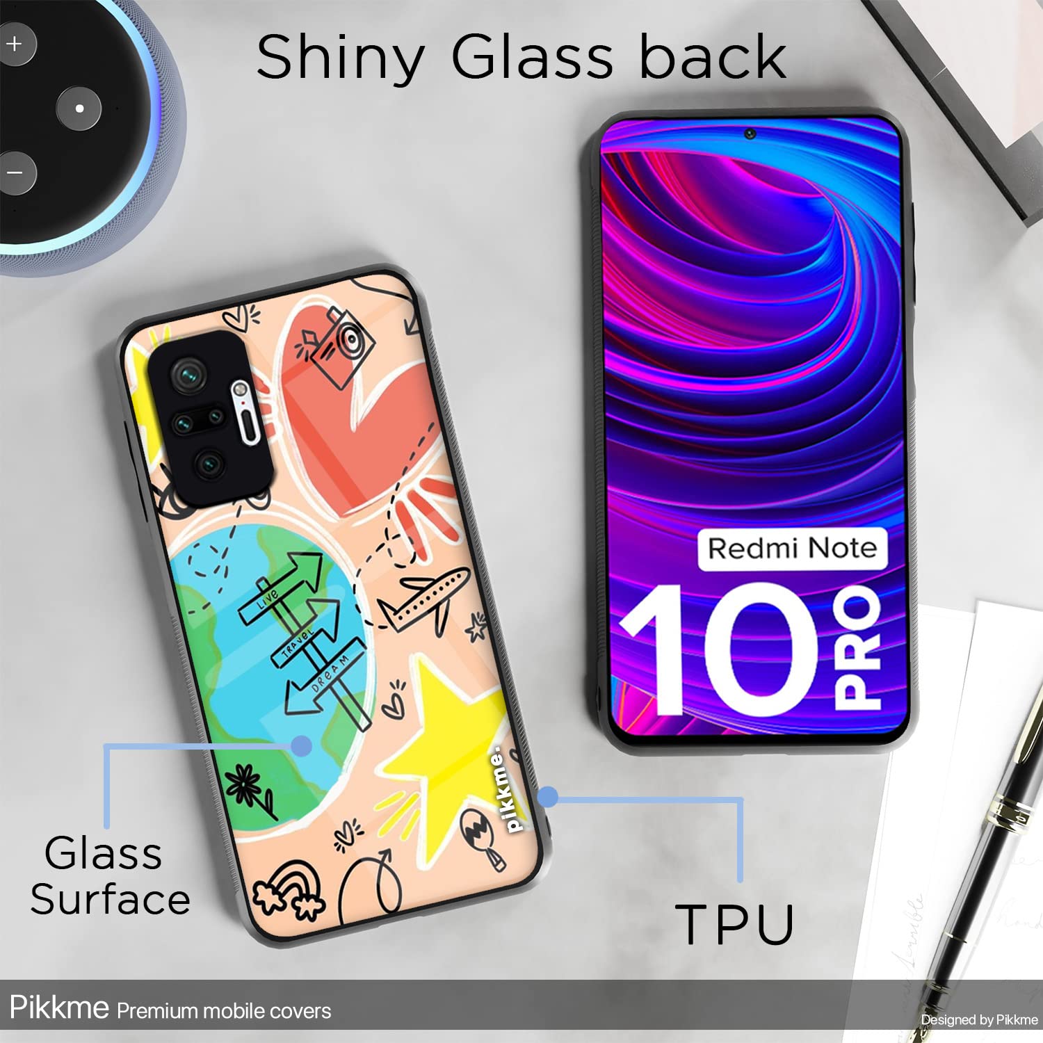 Redmi Note 10 Pro/Note 10 Pro Max Hybrid mobile back cover by Pikkme – photo 3