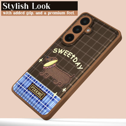 Pikkme  Samsung Galaxy A16 5G Cute Girlish Dog Series Back Cover (Design1)