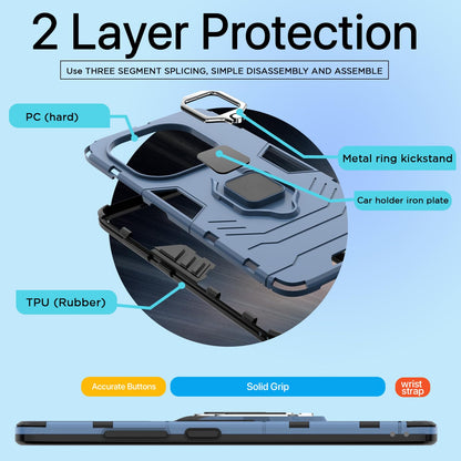 Blue D5 Tough Armor back cover for iQOO 13 5G – Pikkme – photo 4