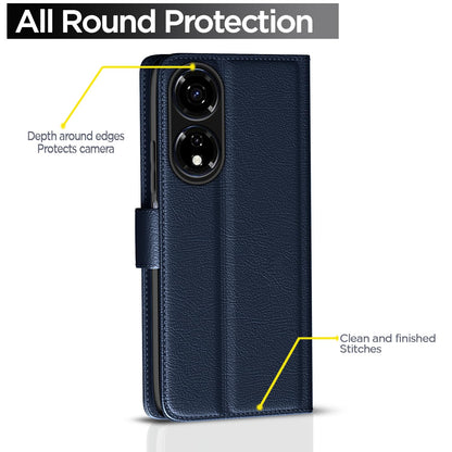 Itel P55 5G flip cover in blue by Pikkme – photo 4