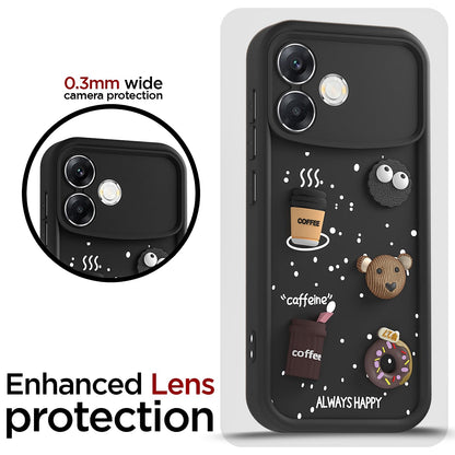 Pikkme Oppo F33 Pro 5G/3D Silicone black mobile back cover – photo 5