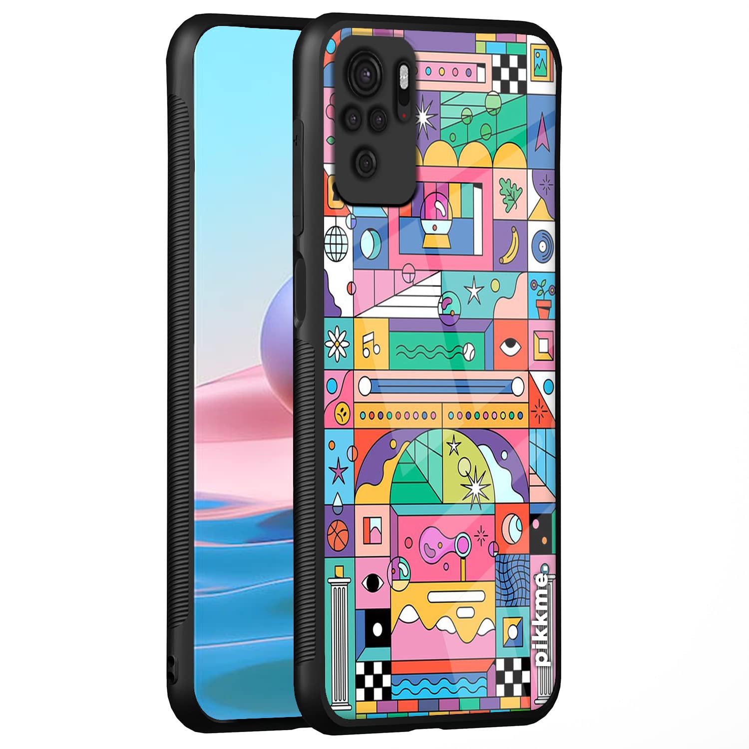 Pikkme Redmi Note 10/Note 10s Hybrid mobile back cover
