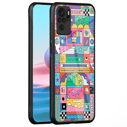 Pikkme Redmi Note 10/Note 10s Hybrid mobile back cover