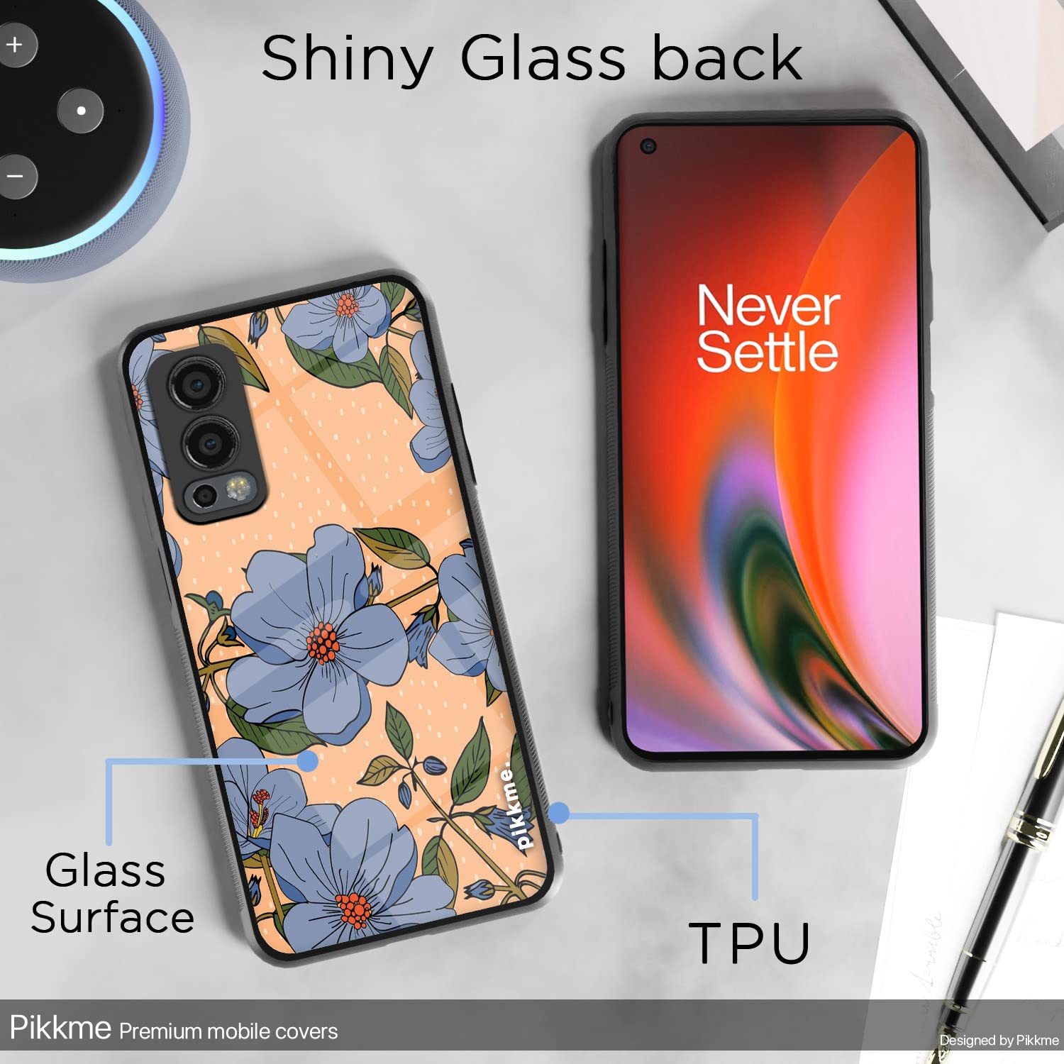Pikkme OnePlus Nord 2 5G Flower back cover – photo 3