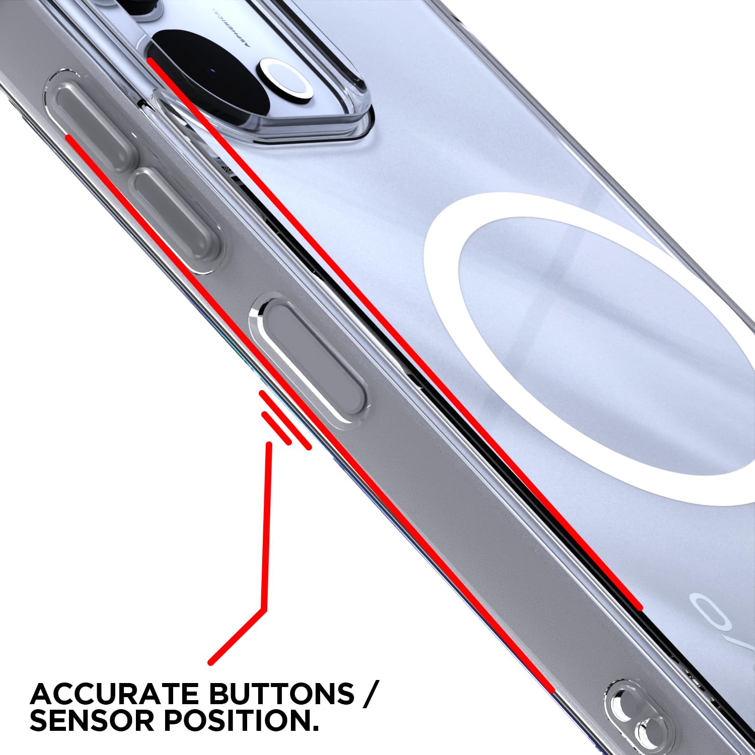 Pikkme transparent mag-safe mobile back cover for Vivo T5x/Y51 Pro/iQOO Z11x 5G – photo 6