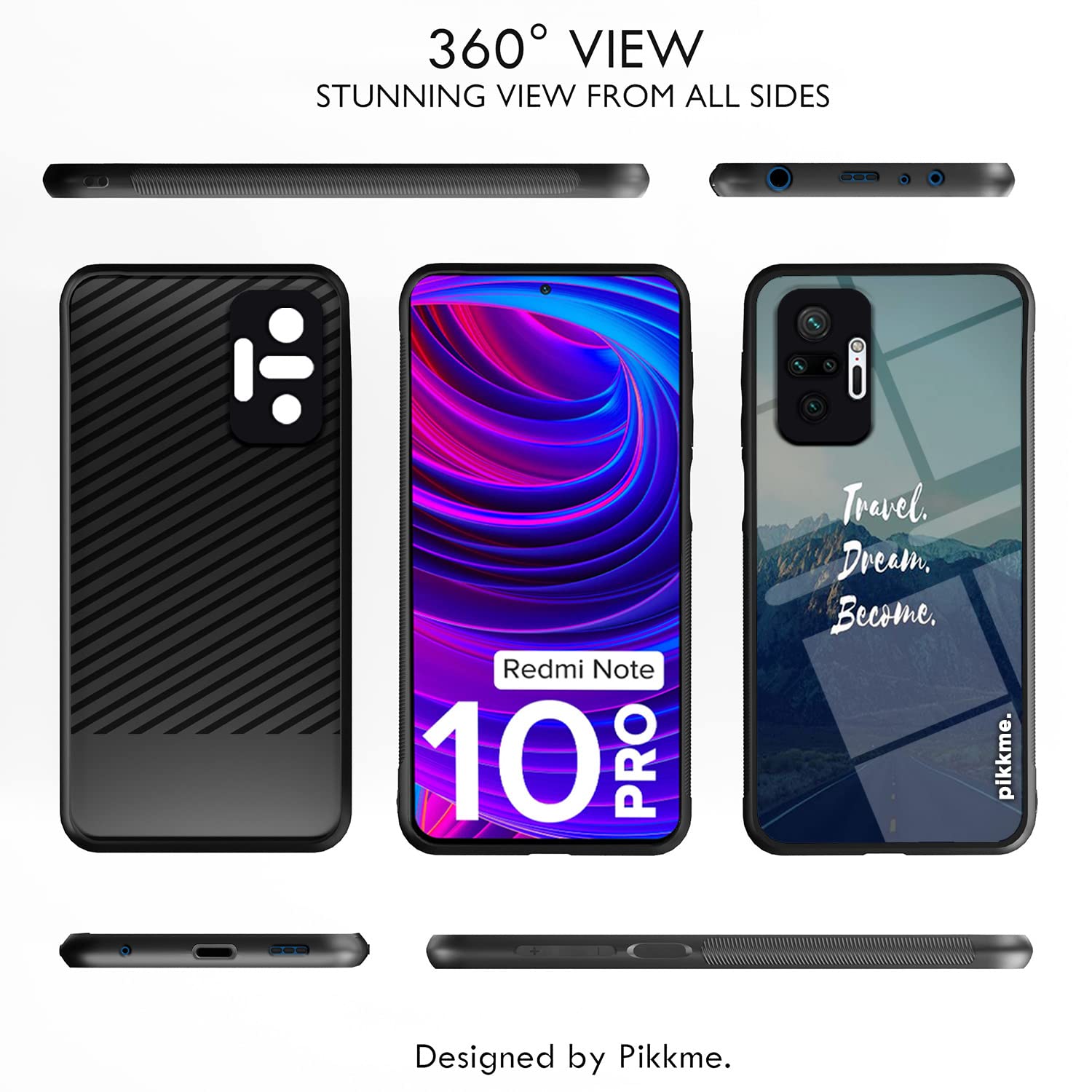 Redmi Note 10 Pro/Note 10 Pro Max Hybrid phone cover by Pikkme – photo 2