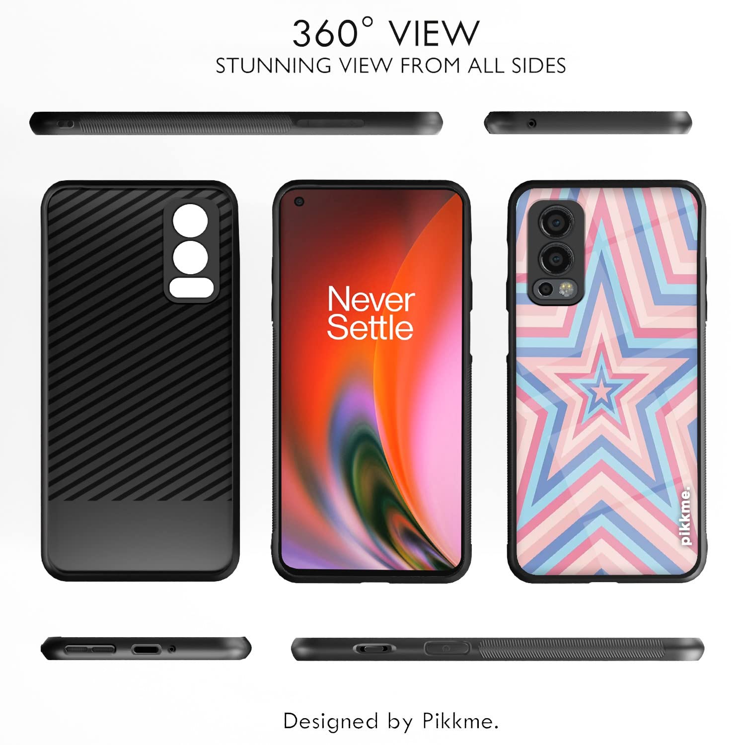OnePlus Nord 2 5G Hybrid back cover by Pikkme – photo 2